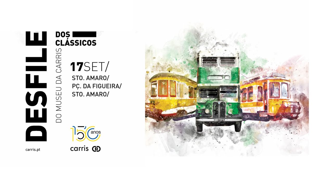 Desfile dos Clássicos do Museu da Carris