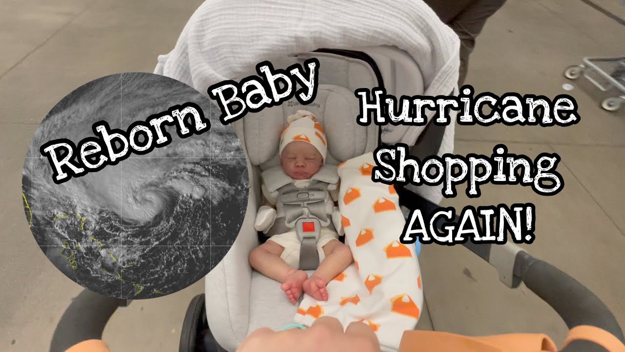 NOT AGAIN! Reborn Baby Hurricane Prep Shopping! Plus A Reborn Reaction!