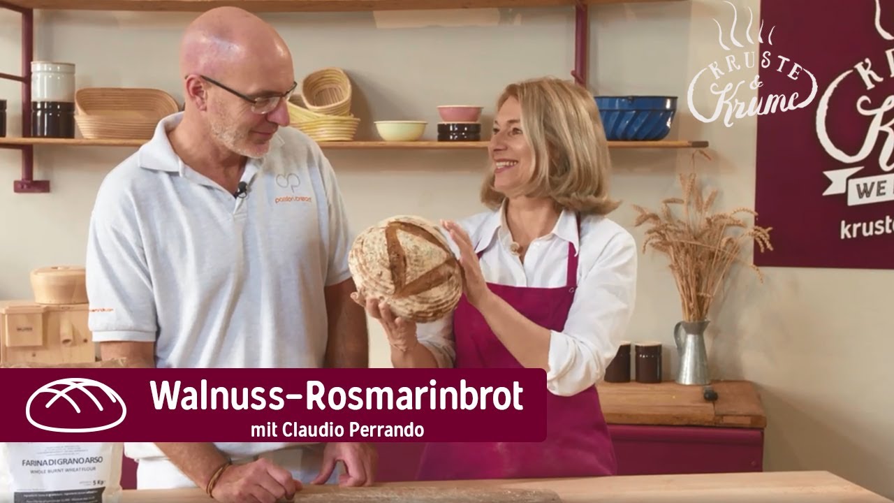 Walnuss-Rosmarinbrot mit Claudio Perrando | Kruste&Krume Rezept