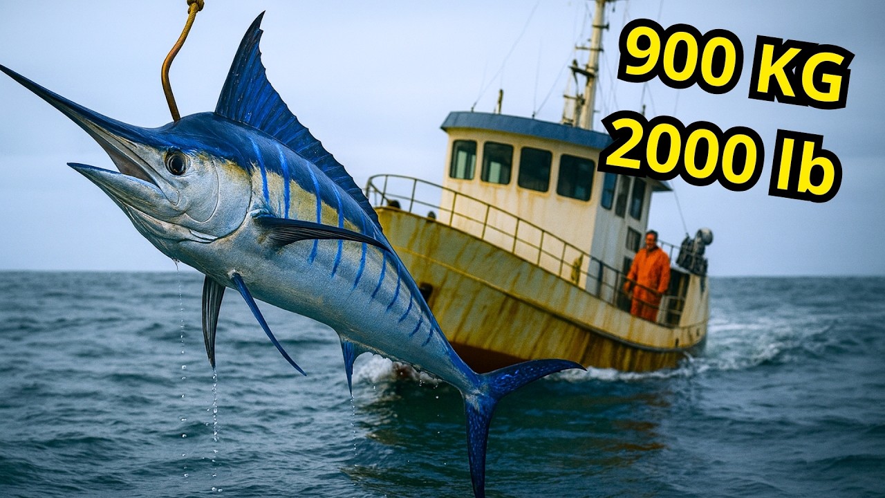 As&iacute; se pesca el MARLIN m&aacute;s grande del oc&eacute;ano (+500 KG)