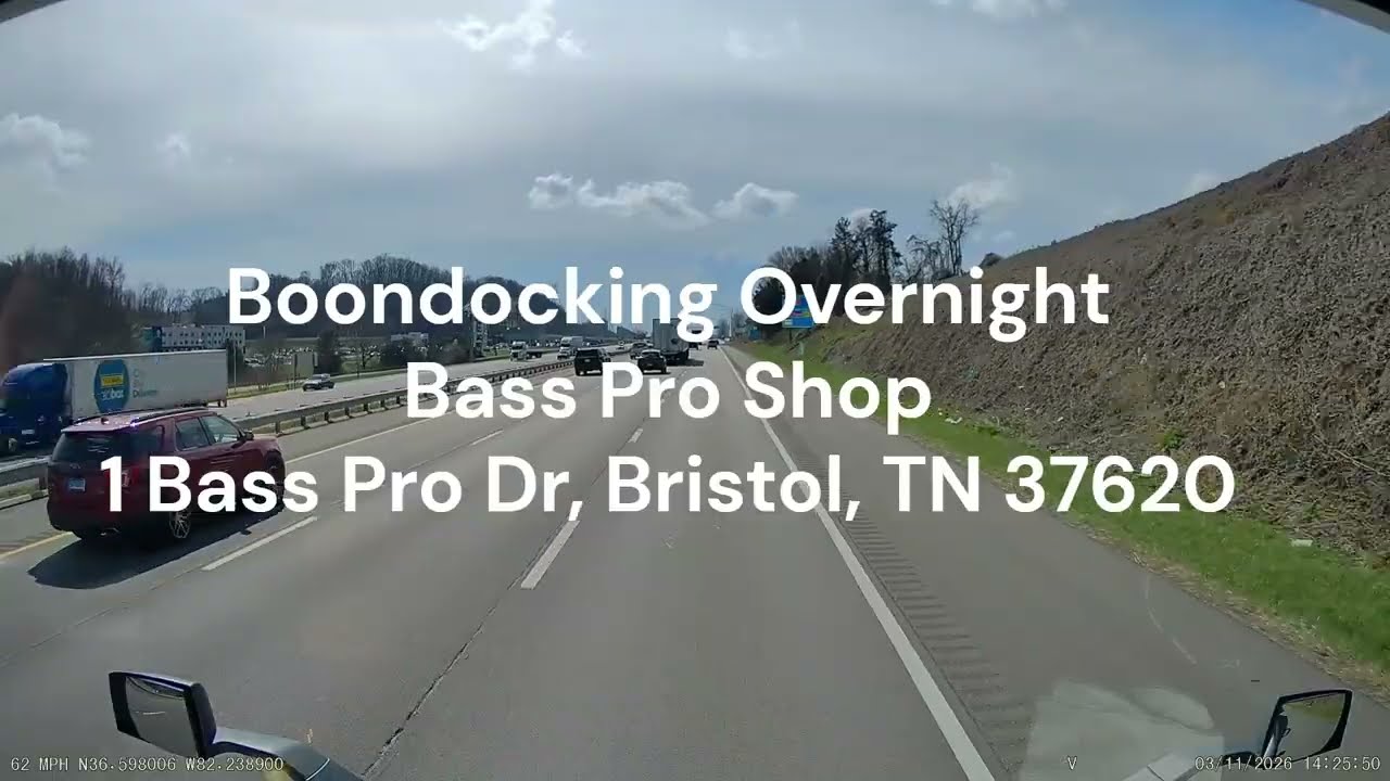 HDT Travels - Arrive & Depart Bass Pro Shop Bristol TN