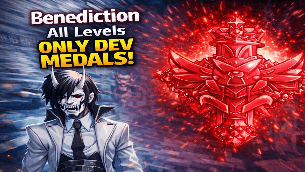 Neon White | Benediction All Levels | ONLY RED DEVELOPER MEDALS!