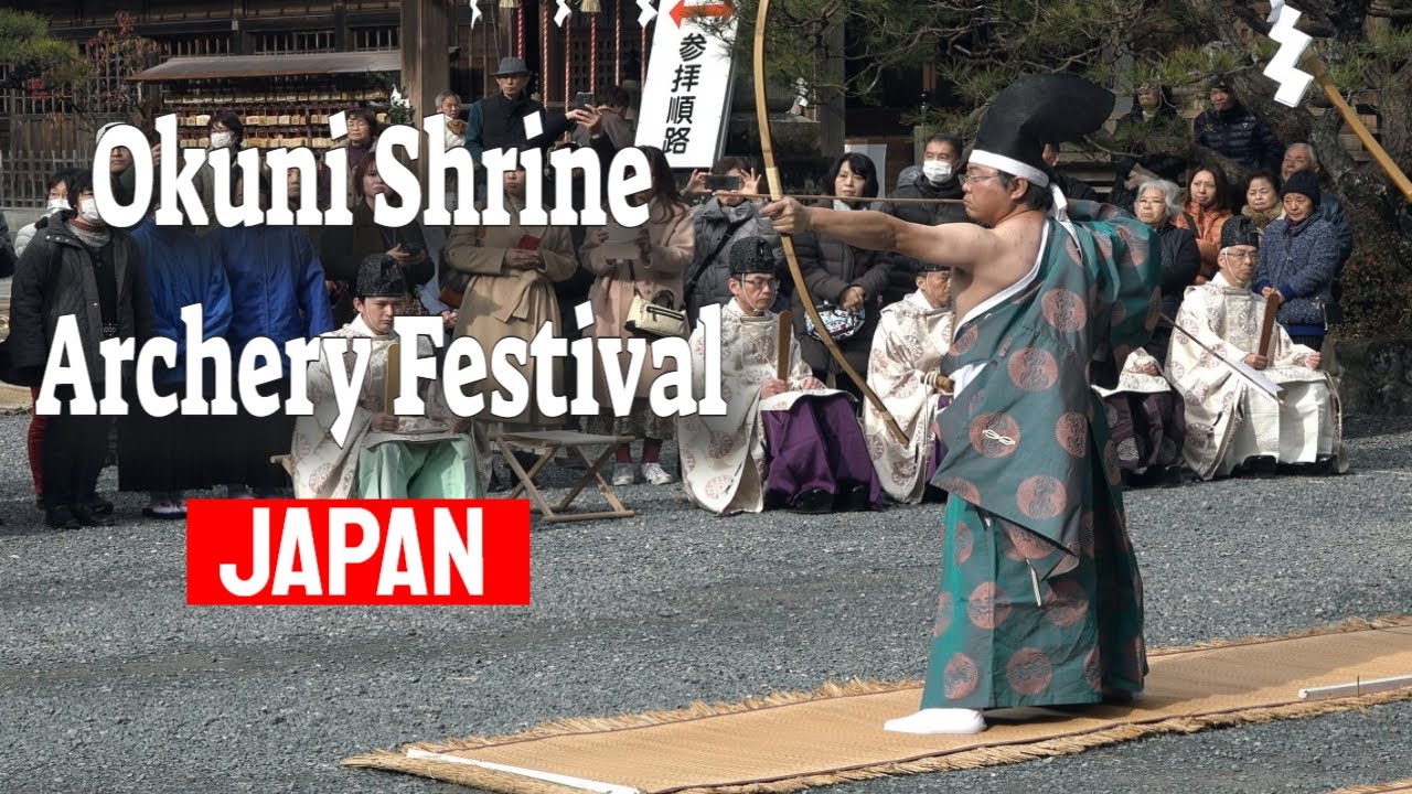 Japanese Archery / Kyūdō Festival at Okuni Shrine, #japan