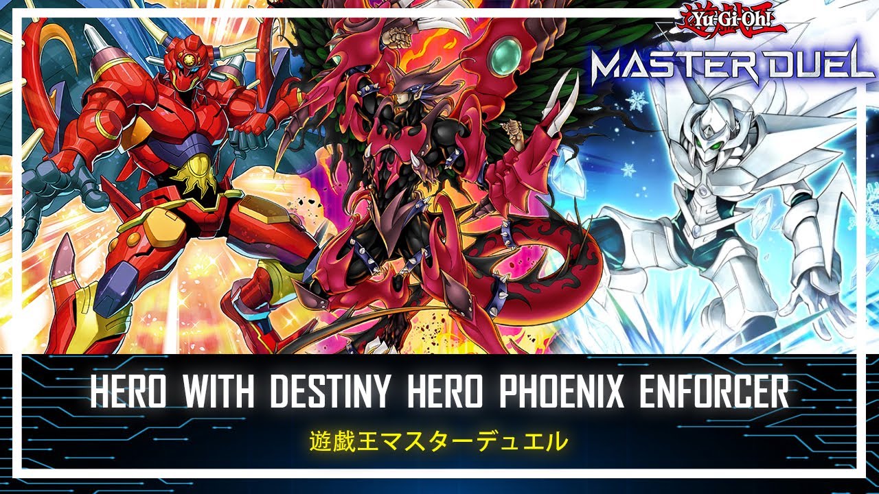 HERO with Destiny HERO - Destroyer Phoenix Enforcer / Ranked Gameplay !  [Yu-Gi-Oh! Master Duel]