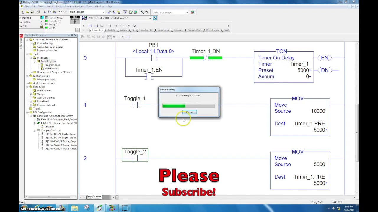 Intro for the MOVE Instruction in RSLogix 5000
