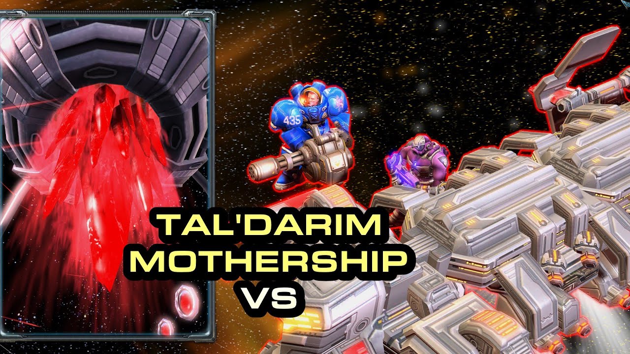 Who can take down the Tal'Darim Mothership? | GLADIATOR #warcraft #starcraft