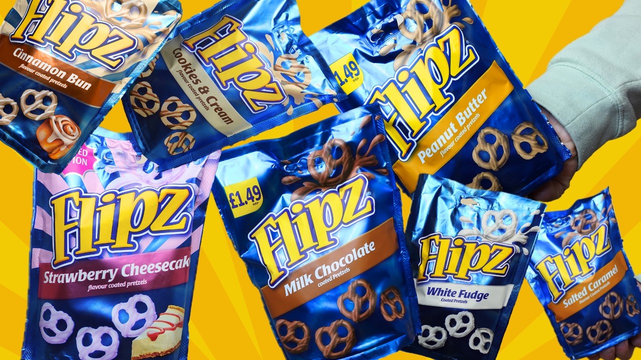 Taste Testing 7 Flipz Pretzel Flavours🍫🥨 Which Flavour Is the Best?