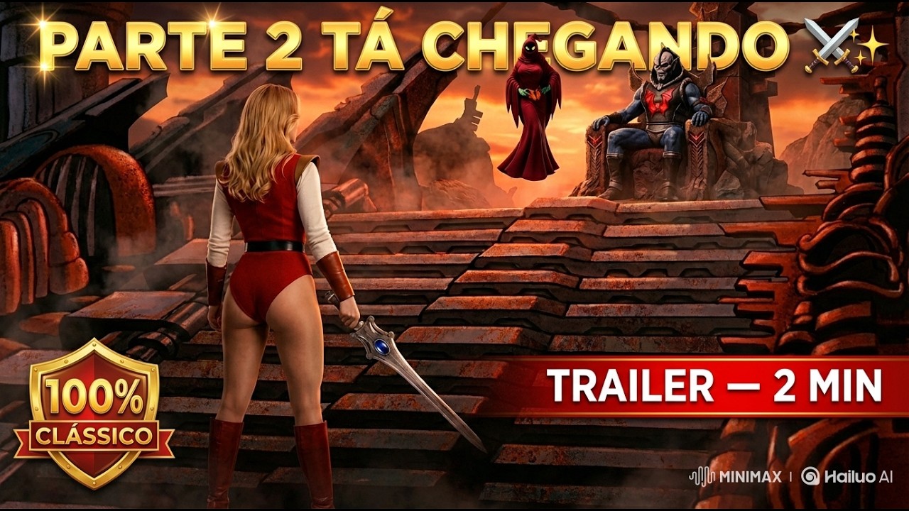 A ORIGEM da SHE-RA (PARTE 2) ⚔️✨ | TRAILER 2 MIN (100% Clássico)