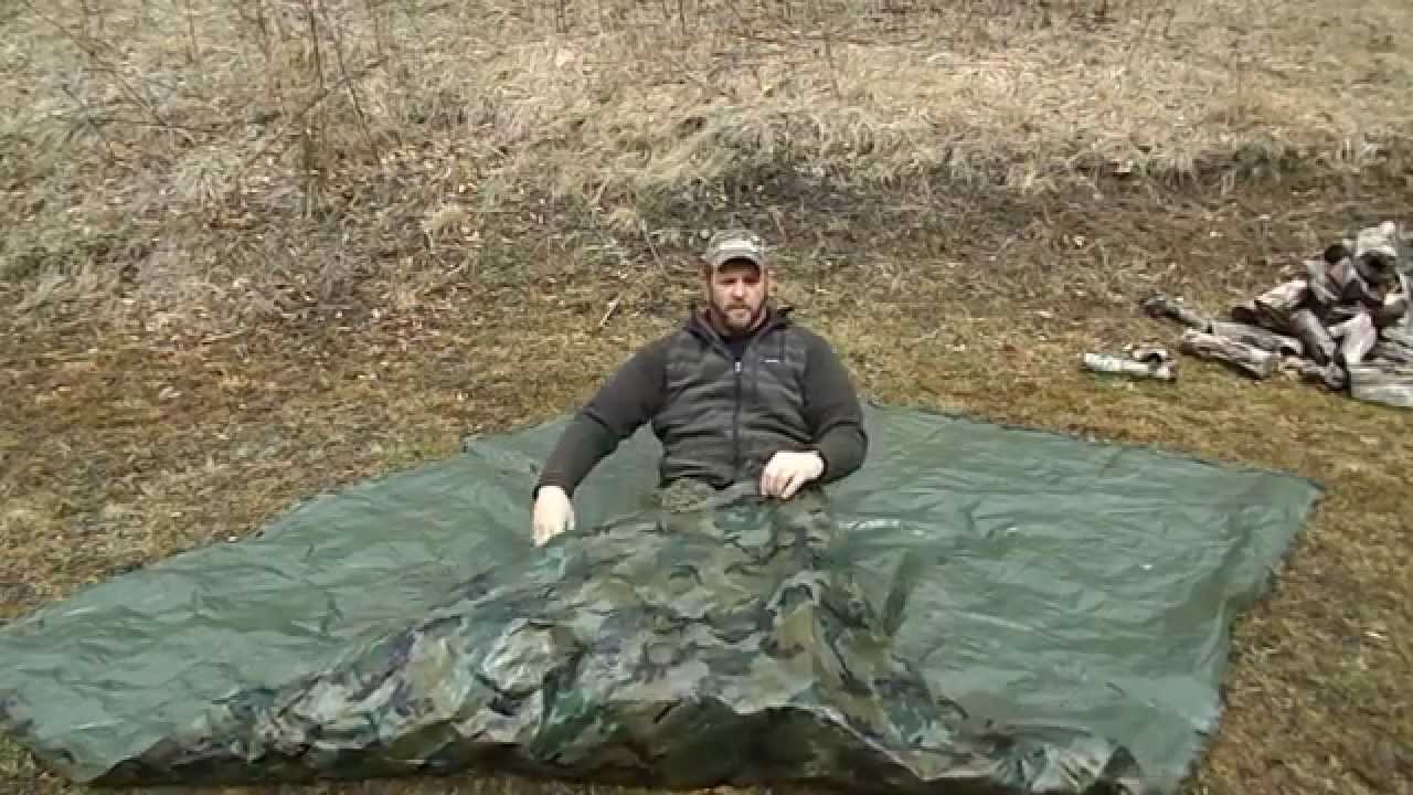 Improvised Burrito shelter