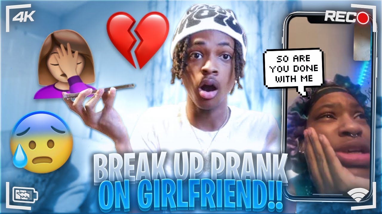 BREAK UP PRANK ON BREANA!💔 *She Cried*