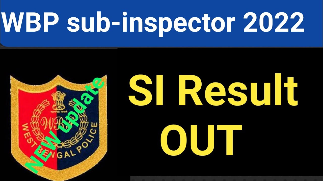 WBP sub-inspector results out/WBP Si Result 2022/si result officially public
