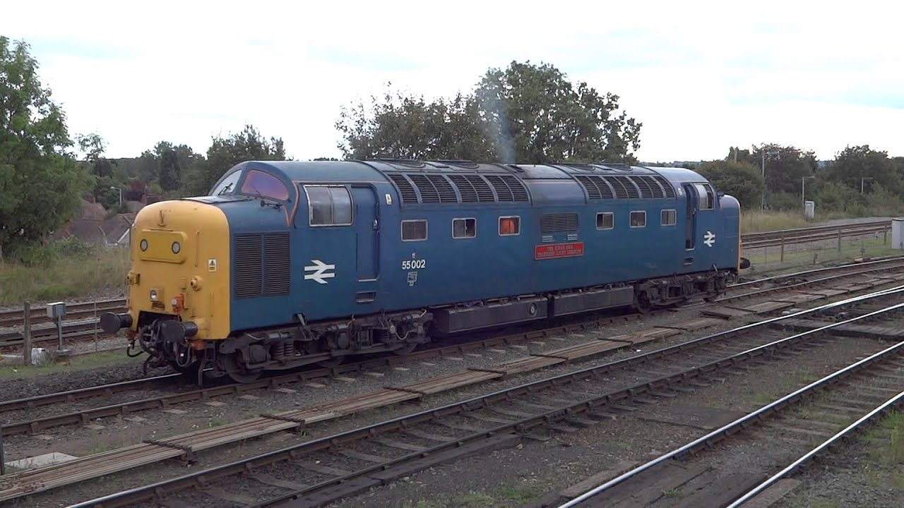 Deltic 55002 engine start up