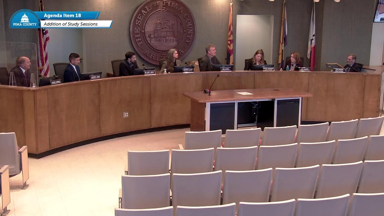 Pima County Board of Supervisors Meeting - December 2, 2025