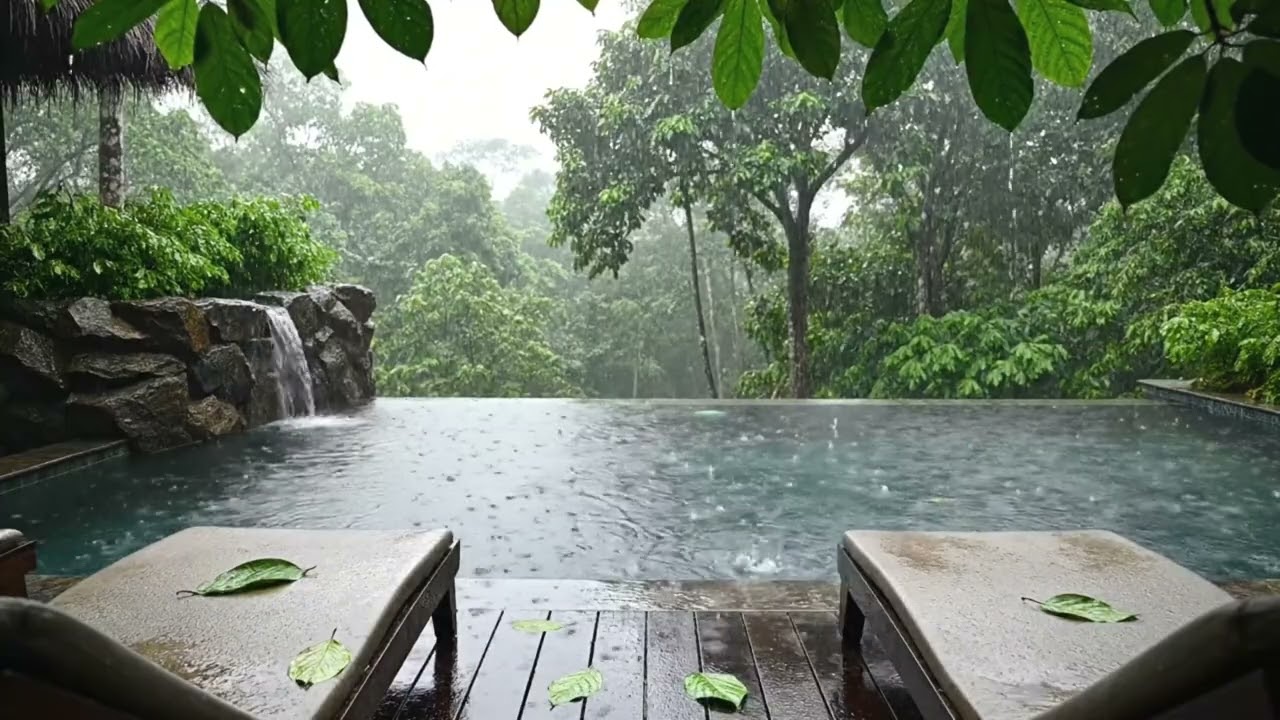 Gentle ASMR Rain Sound For Better Sleep Quality And Deep Relaxation At Night - CalmFlow