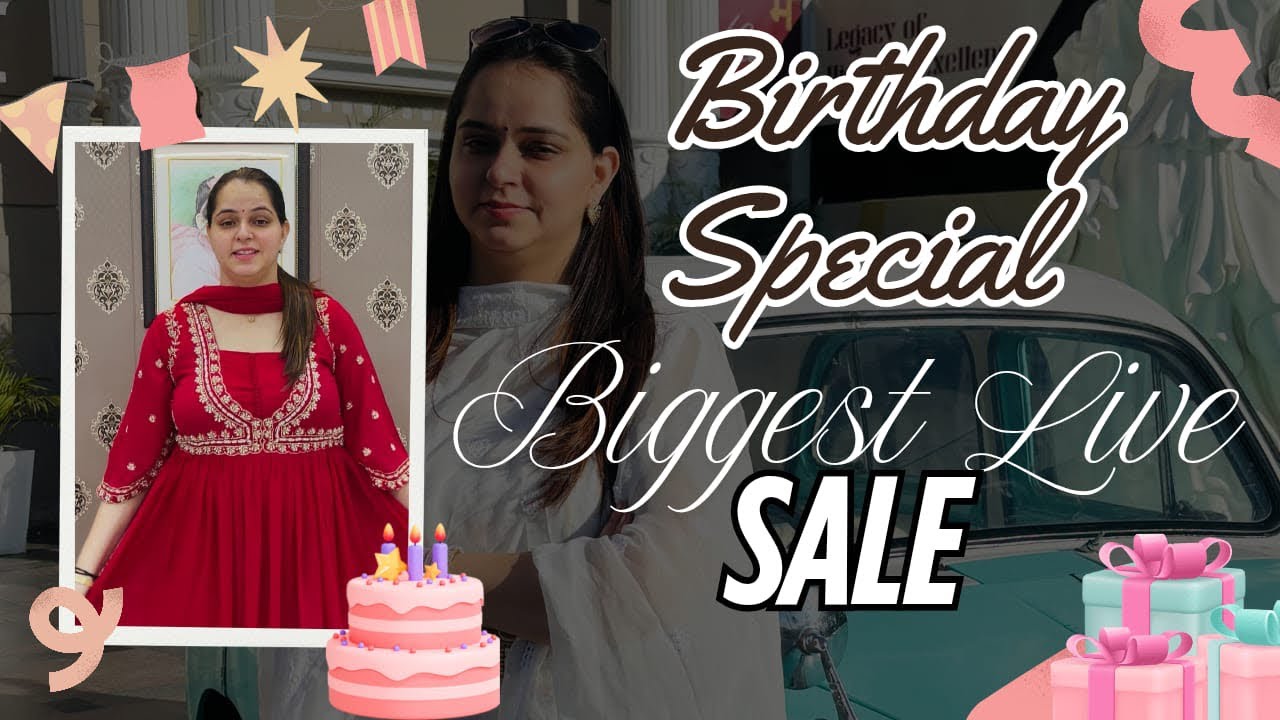 Birthday special live today -3 pm sale must join -9798989881