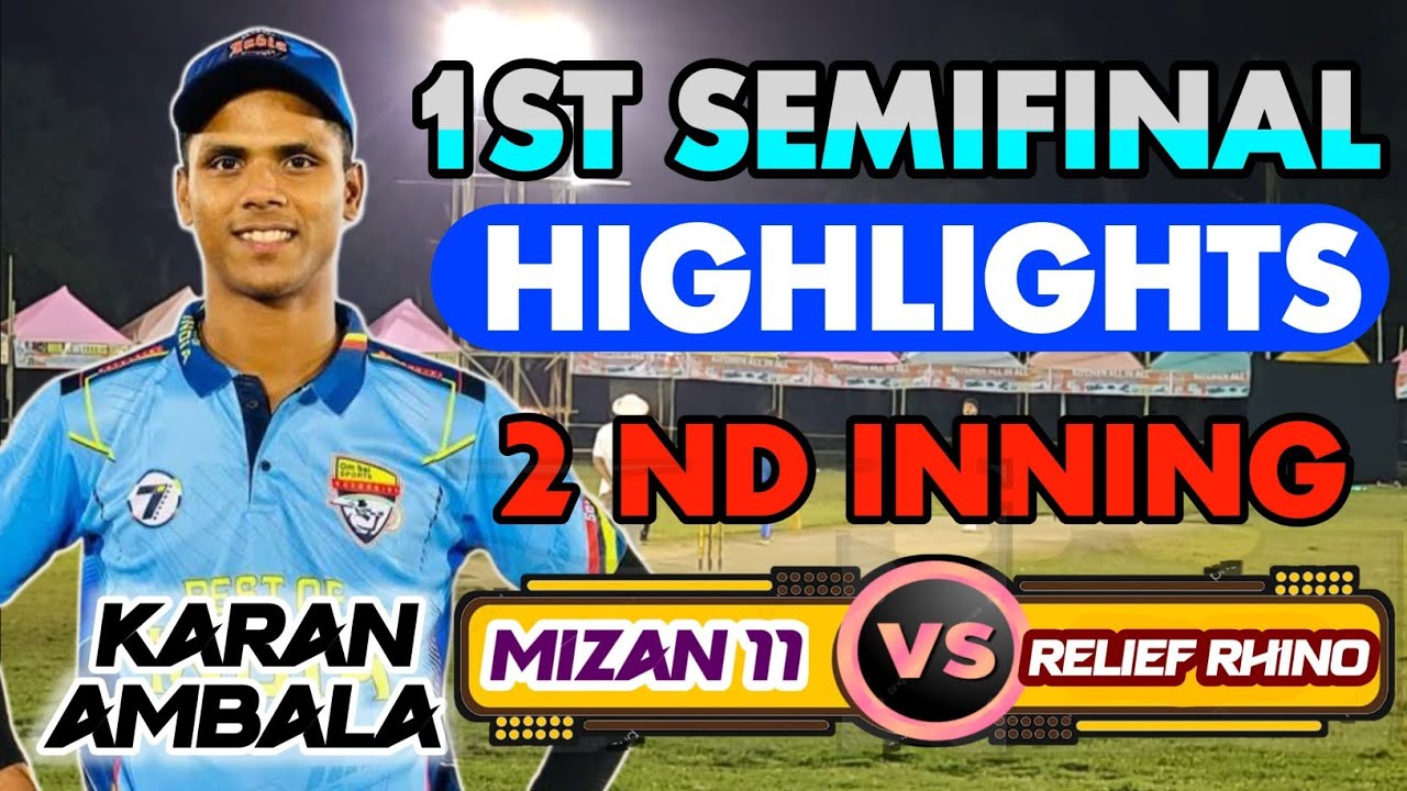 First Semifinal Second Innigs @welovecricketandfun 