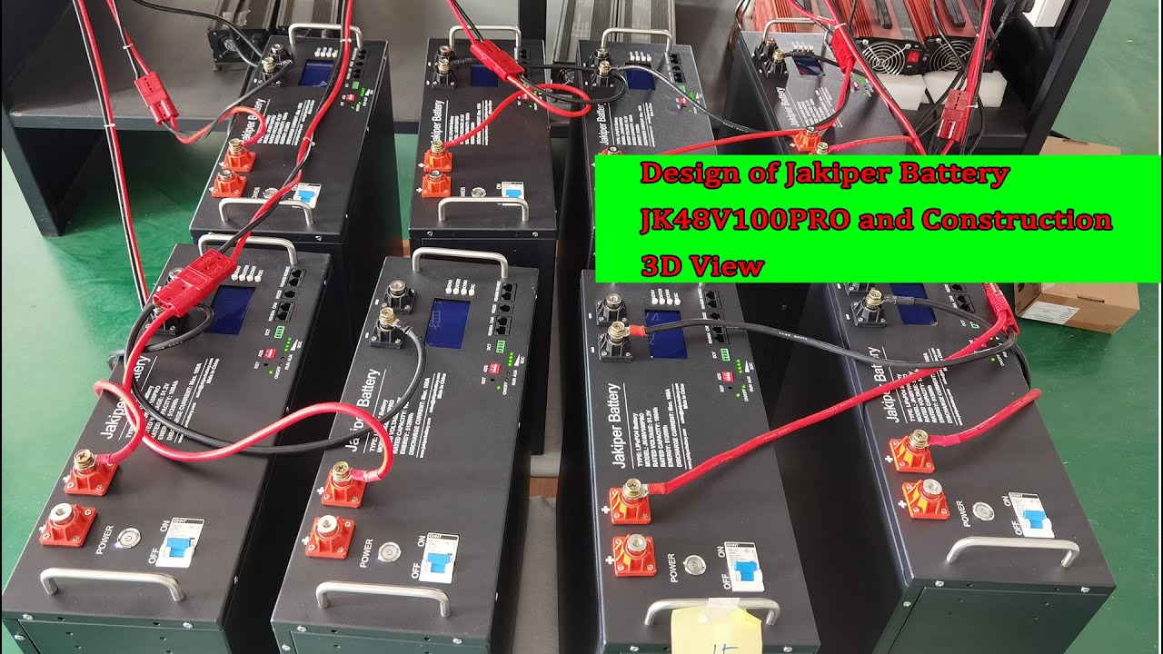 Design of Jakiper Battery JK48V100PRO and Construction 3D View