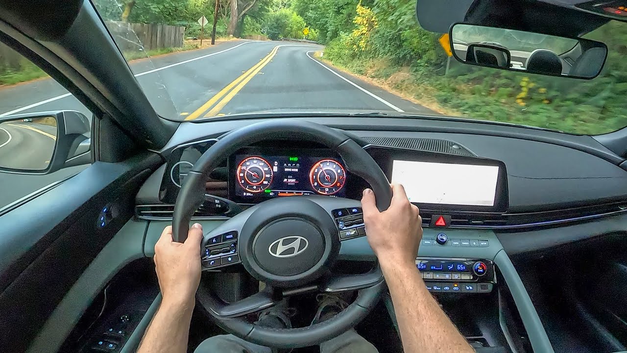 2025 Hyundai Elantra Hybrid Limited - POV Test Drive (Binaural Audio)