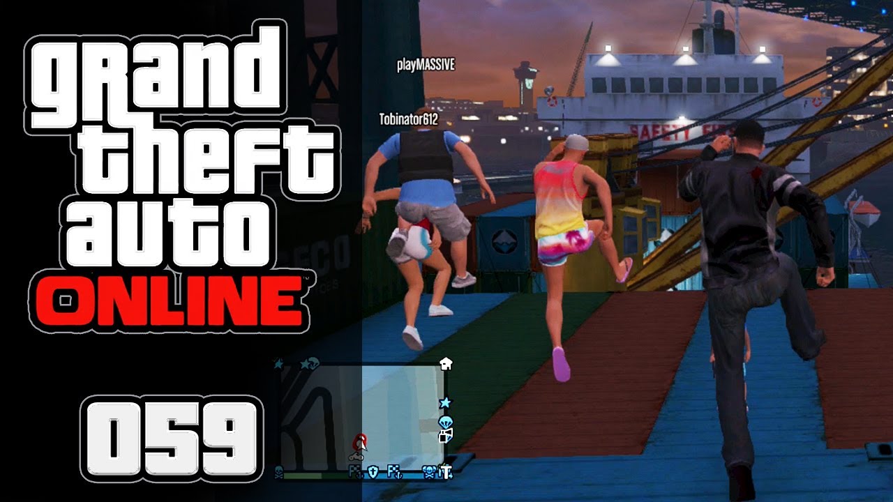 GTA ONLINE [HD+] #059 - Handverkloppung am Hafen ★ Let's Play GTA Online