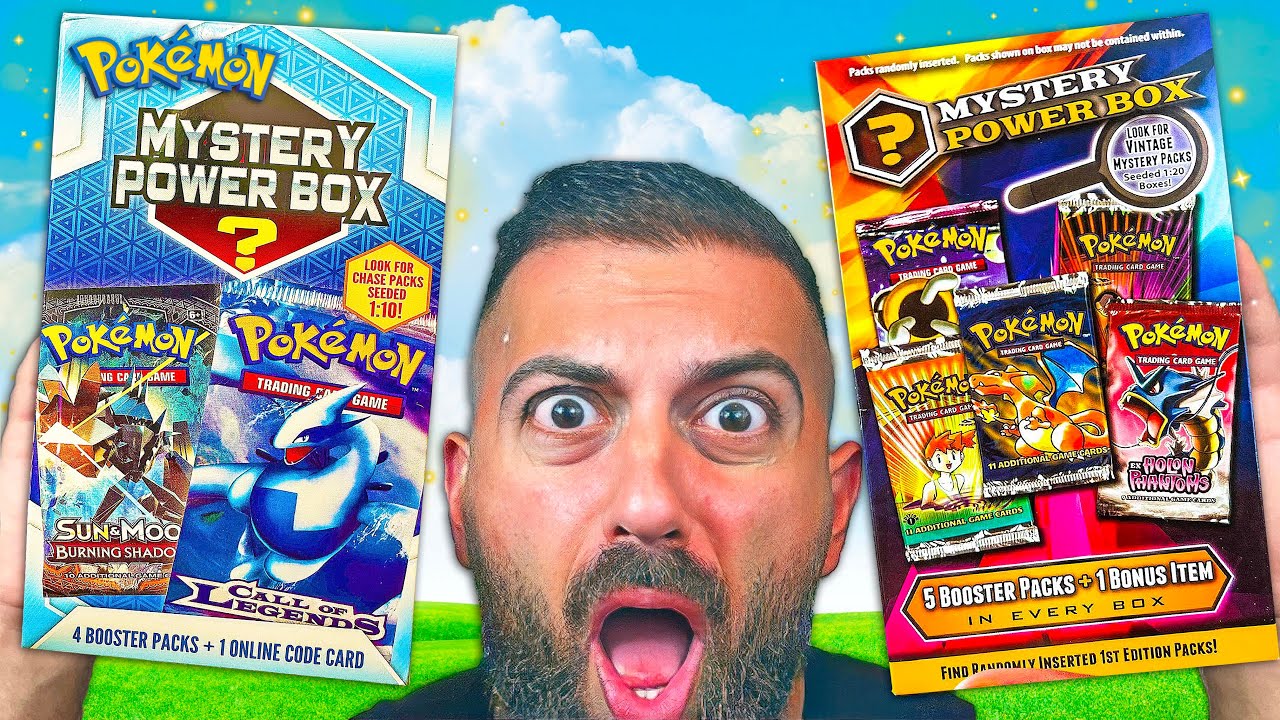 Opening The OLDEST & NEWEST Pokemon Mystery Power Box