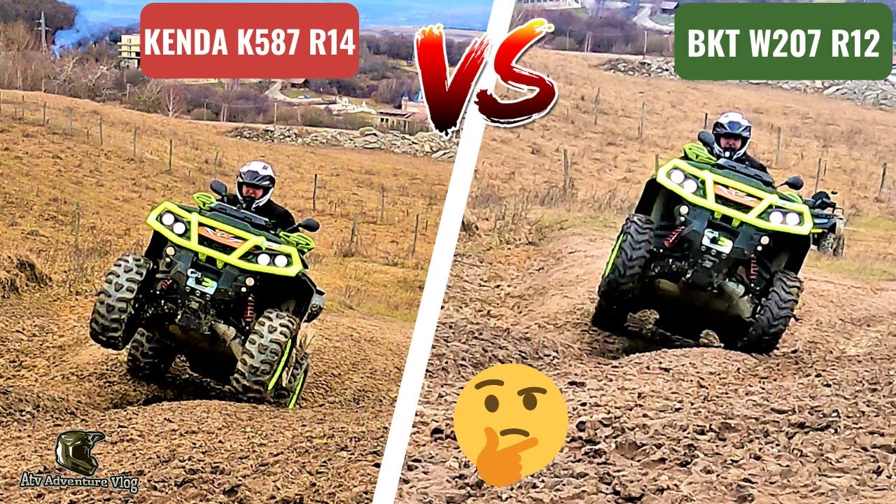 ATV Tires Challenge 😱 Kenda HTR r14 vs BKT W207 r12 🤦🏼‍♂️🤦🏼‍♂️