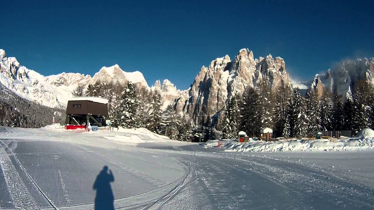 Skiarea Catinaccio Vigo di Fassa - VIDEO