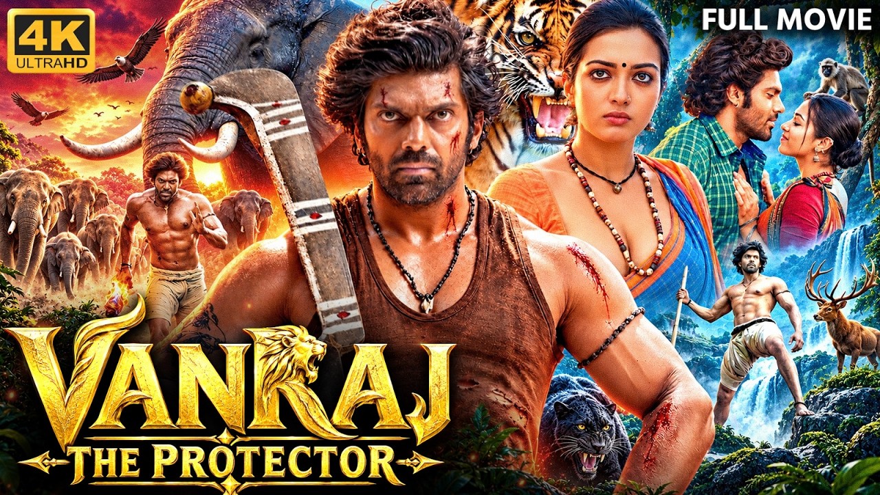 VANRAJ: THE PROTECTOR - Hindi Dubbed Full Movie | Arya, Catherine Tresa | South Action Movie