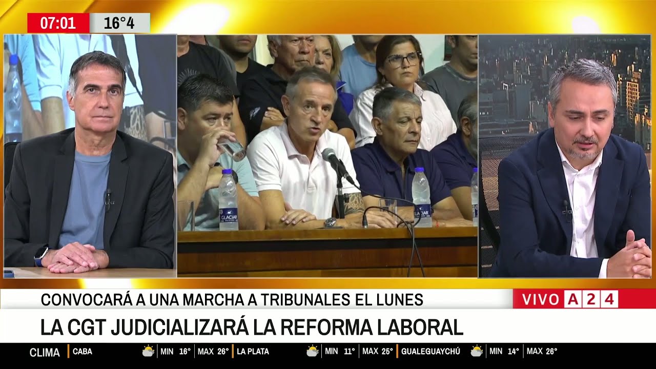🔴 TENSIÓN SINDICAL: LA CGT JUDICIALIZARÁ LA REFORMA LABORAL