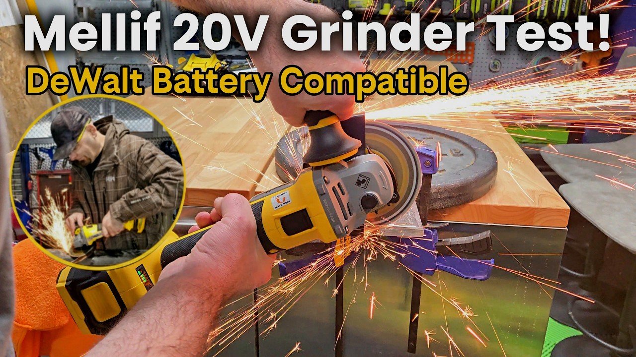Fixing My Truck with the Mellif 20V Grinder | DeWalt Battery Hack? (High CTR)