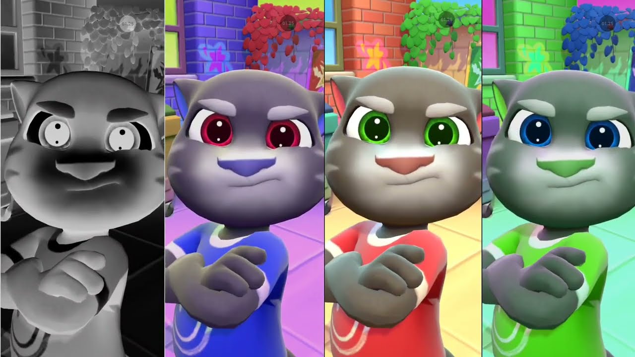 Talking Tom Cat Vs My Talking Tom Cat eps34 |Update Gameplay Funny Full Color