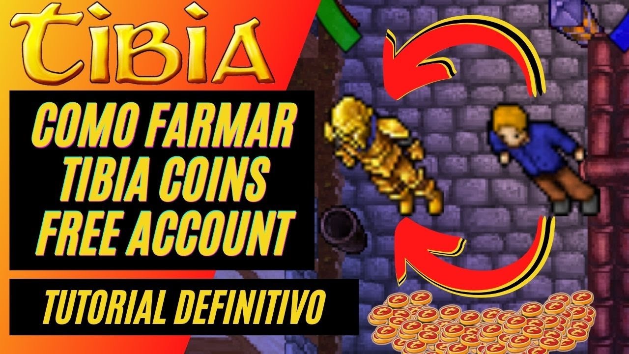 COMO FARMAR TIBIACOINS FREE ACCOUNT - TUTORIAL DEFINITIVO