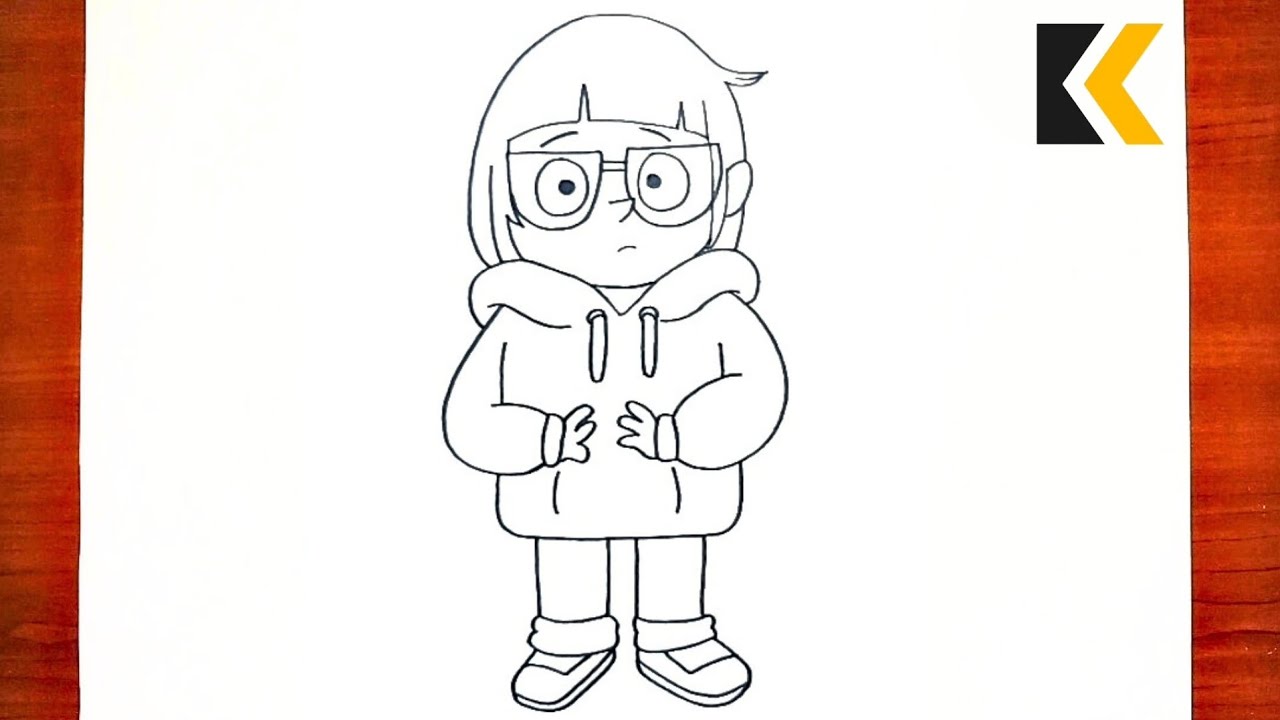 How To Draw Chloe Park | Draw We Bare Bears Characters Easily