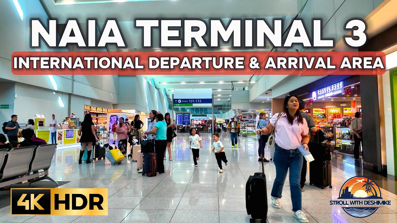NAIA Terminal 3 Walkthrough  ✈️ | International Arrivals & Departure Gates 2026 Update