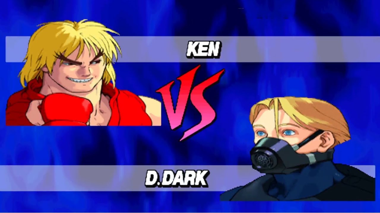 Ken Vs D.Dark - Street Fighter Ex