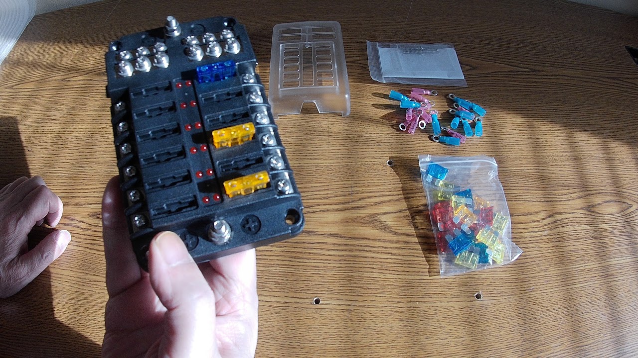 12 Way Blade Fuse Box Block DIY Solar
