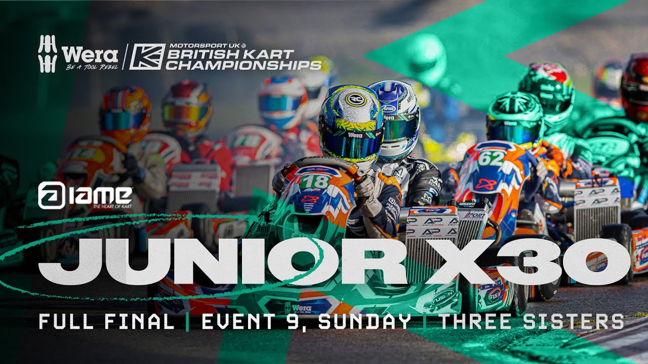 Полный финал Junior X30 | Соревнование 9, воскресенье | Три сестры | Чемпионат Великобритании по ...