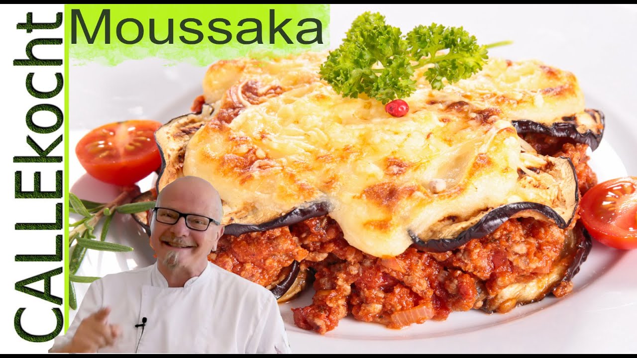 Auberginenauflauf mit Hackfleisch - Moussaka selber machen - Rezept
