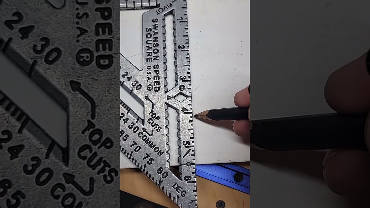 How To Properly Use A Speed Square !