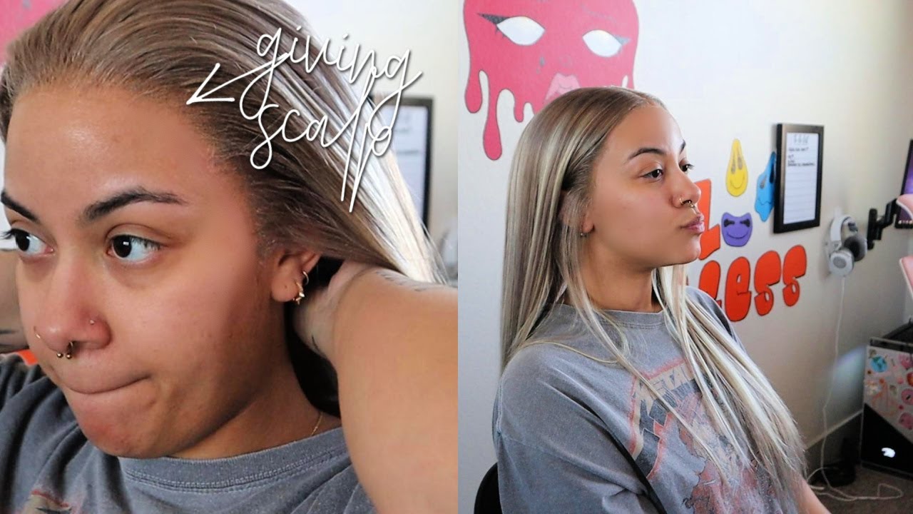 This is Really GIVING SCALP ! Blonde Wig Install & Review | Alipearl Hair