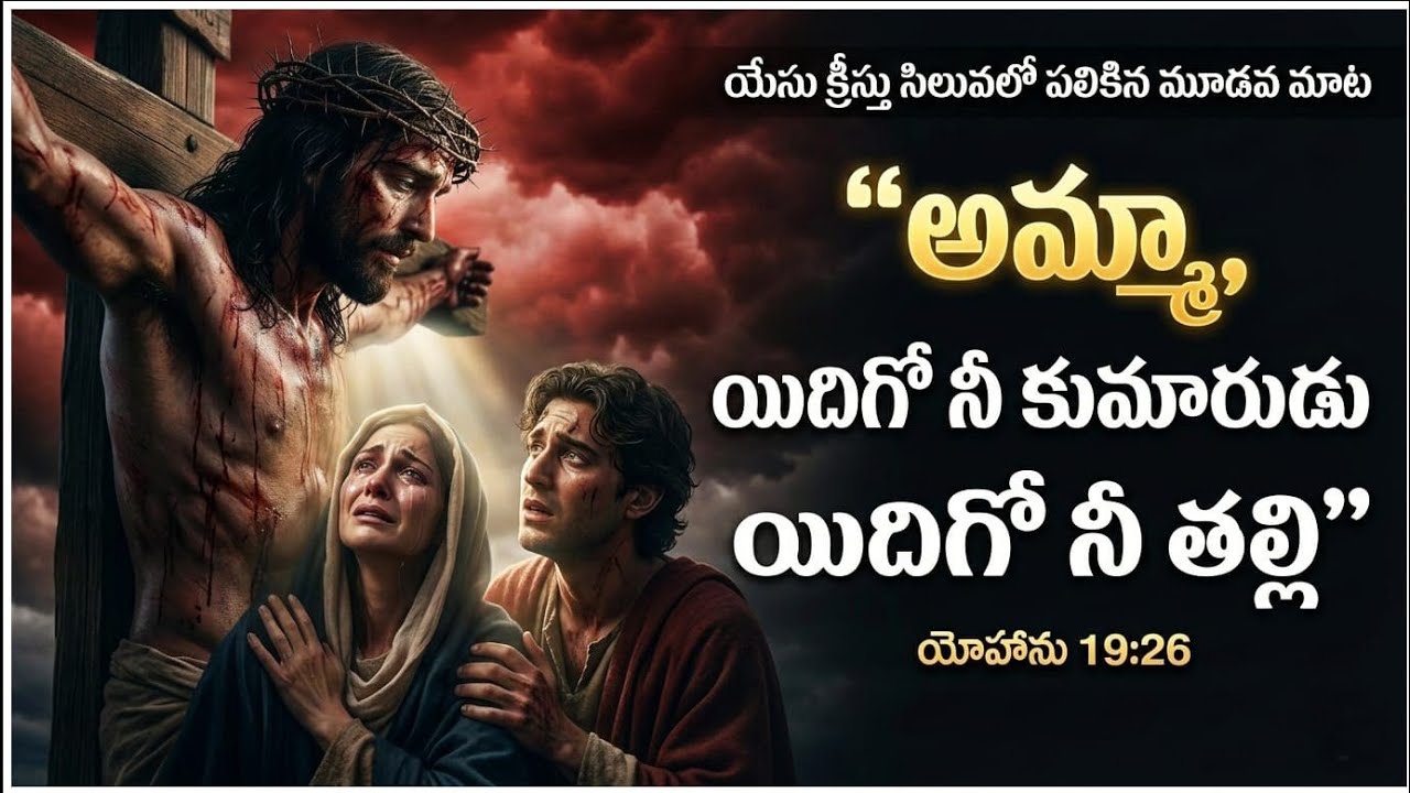 యేసు ప్రభువు సిలువలో పలికిన 3 వ మాట || Good Friday message || Bro. S. K. Bhashyam