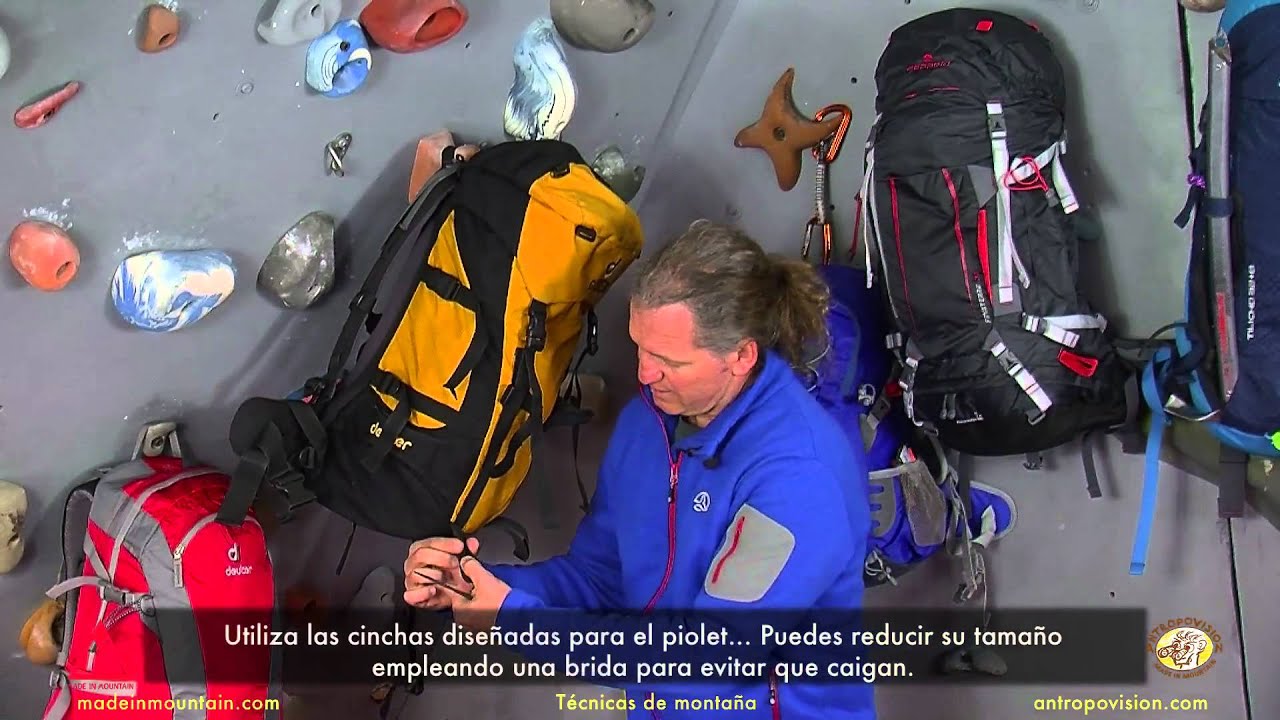 Cómo transportar los bastones en la mochila Made In Mountain