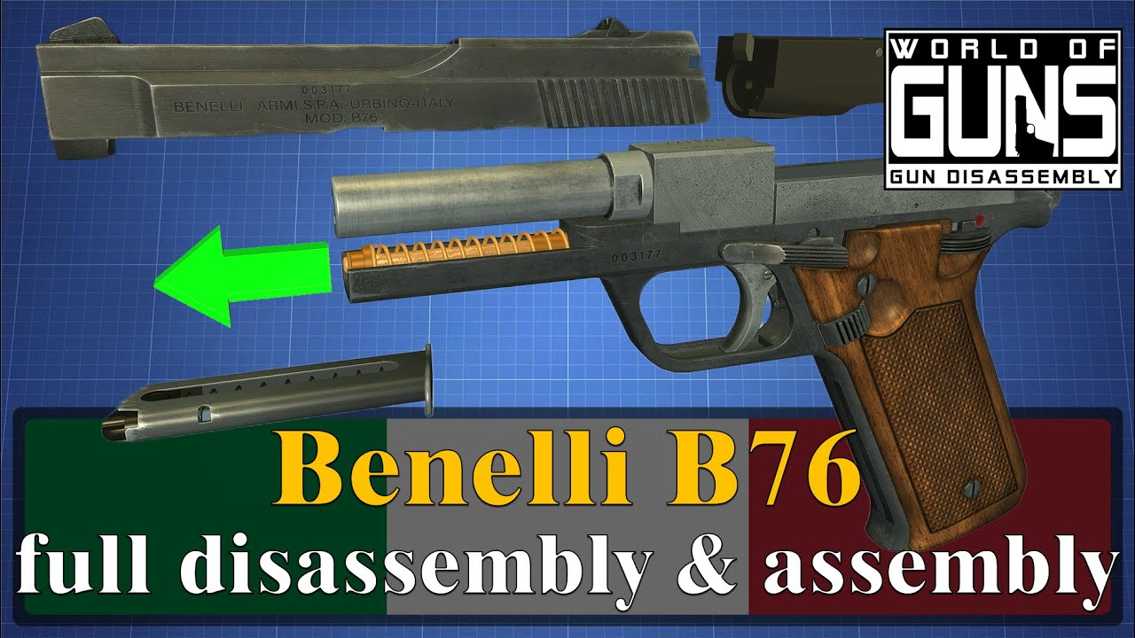 Benelli B76: full disassembly & assembly | World of Guns