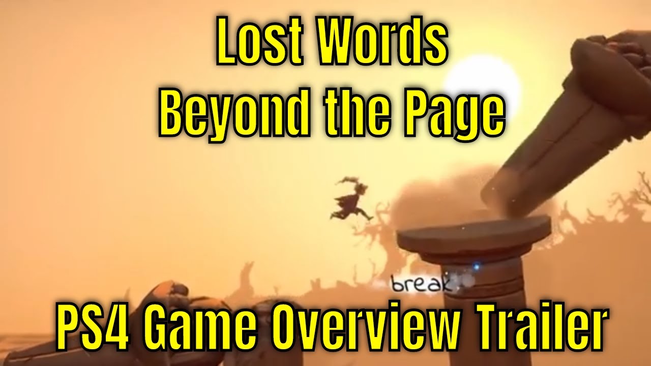 Lost Words - Beyond the Page - PS4 Game Overview Trailer
