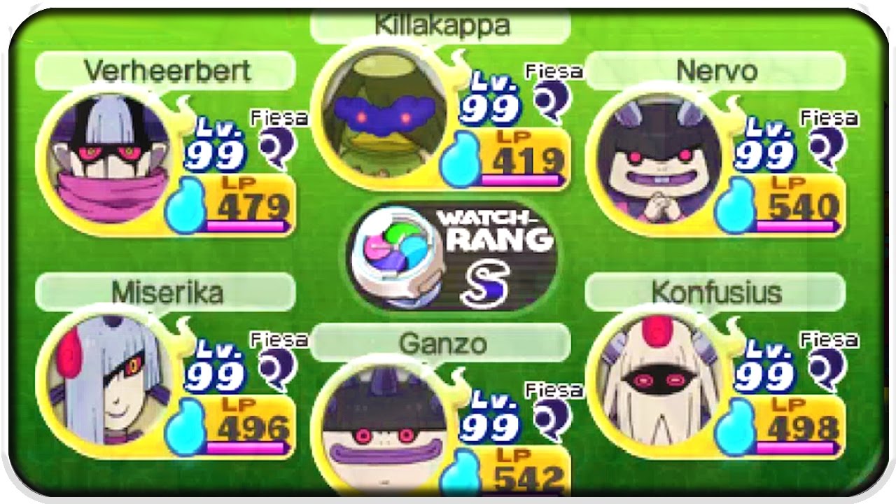 Alle 5 ELITE-FIESA YO-KAI & Killakappa + ALLE Attacken, Ultiseelschläge & Moves | Yo-Kai Watch 2