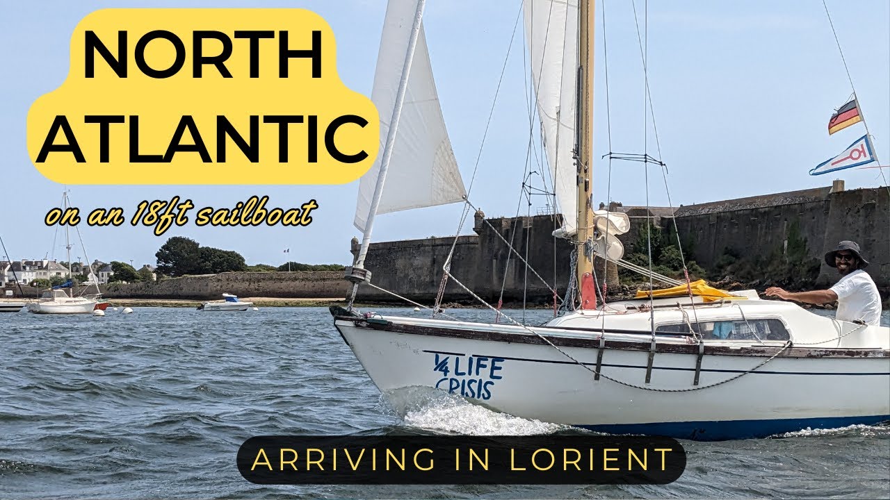 Arriving in Lorient - Solo NorthAtlantic crossing on an 18ft'er