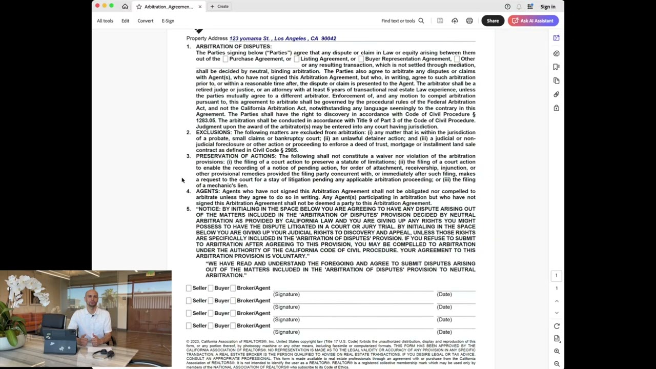 C.A.R. Form ARB Explained | Understanding the Arbitration Agreement in California Real Estate