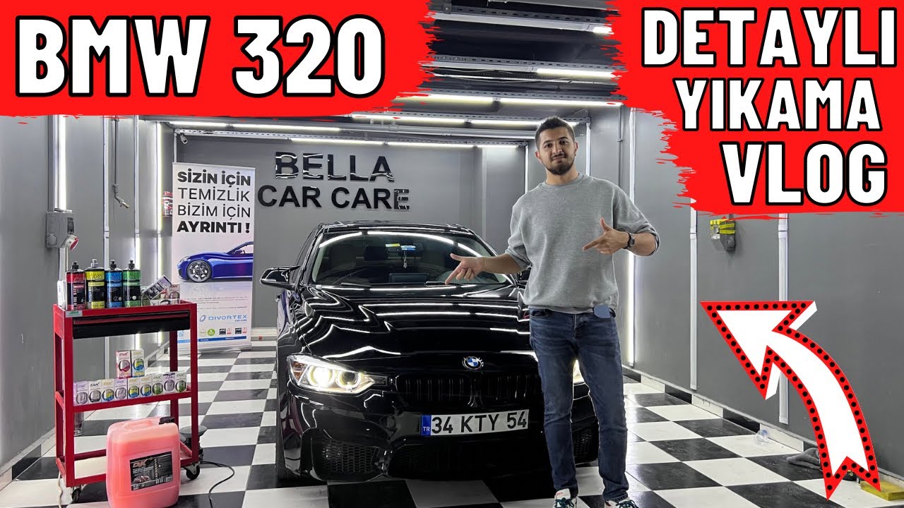 BMW 320 DETAYLI YIKADIK ! Oto Yıkama'da Bir G&uuml;n&uuml;m&uuml;z !