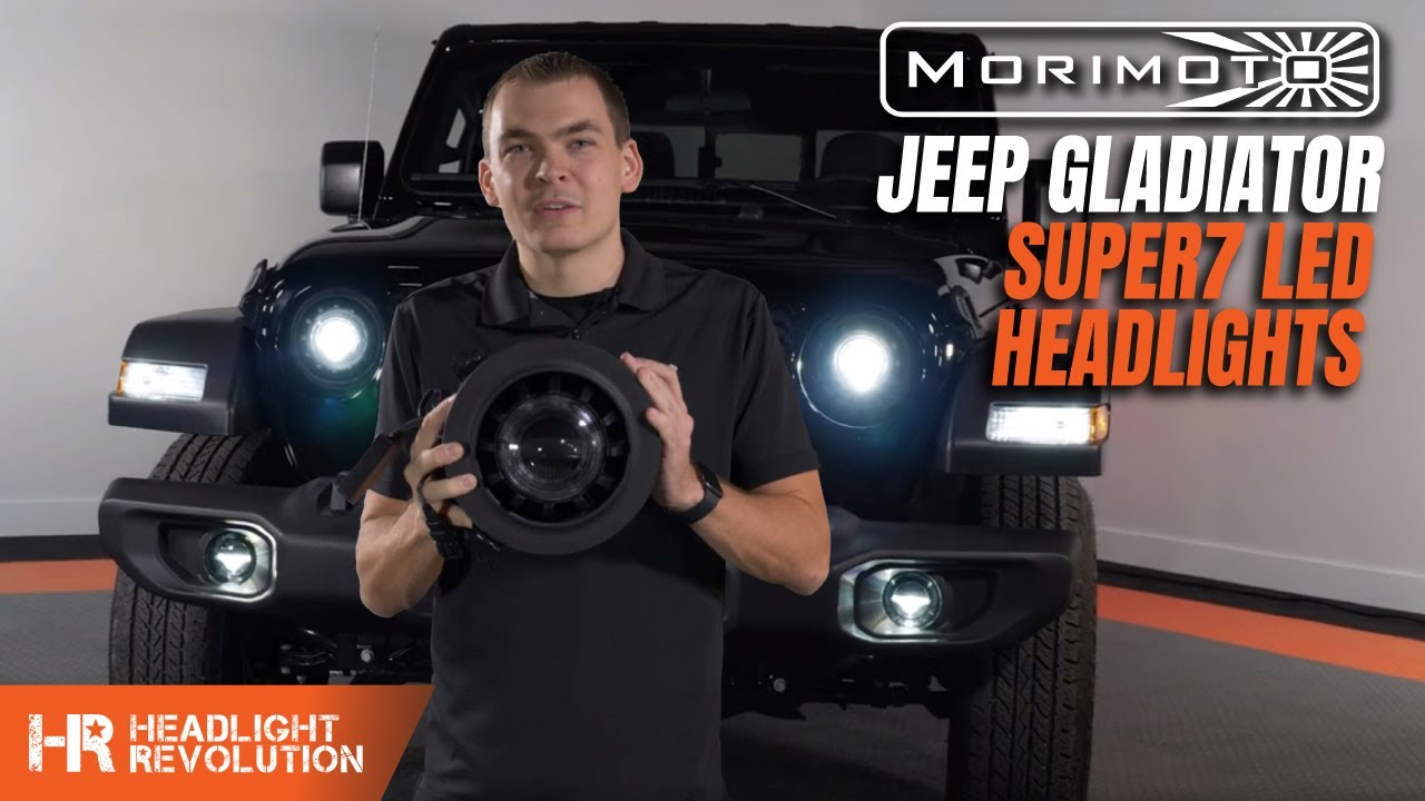 Morimoto Super7 LED Headlight Upgrade for the 2019+ Jeep Gladiator JT - How to Install and Upgrade