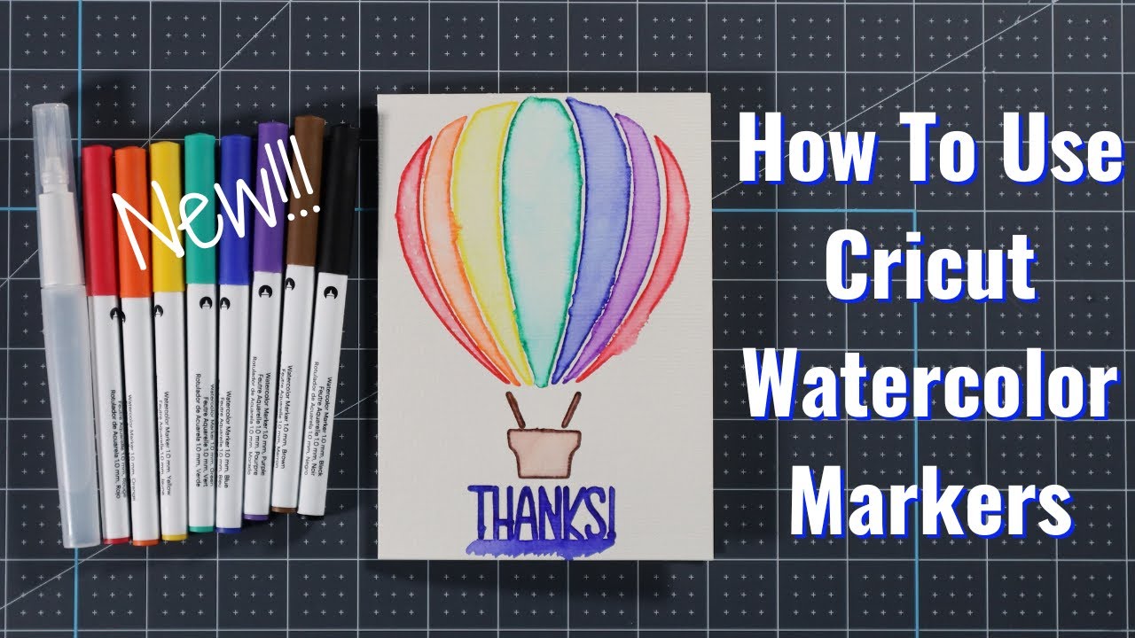 New Cricut Watercolor Cards And Markers- Tutorial, Tips, and Review