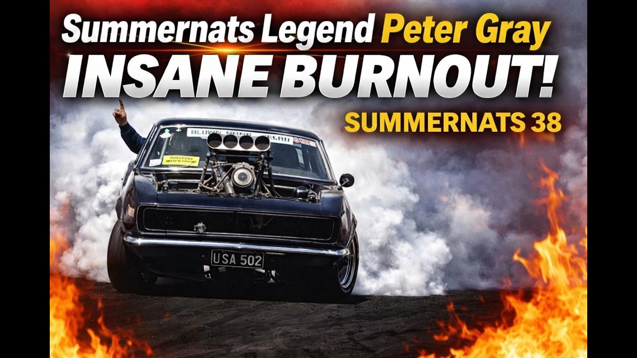Summernats Legend Returns: Peter Gray’ hits the pad in his blown Camaro USA502